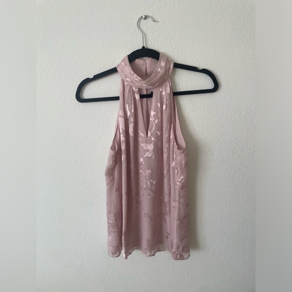 White House Black Market silk blouse top